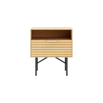 Sängbord Bassel 45x40x50 cm 3D melamine - ljus trädekor - Möbler - Bord & matgrupper - Avlastningsbord - Sängbord & nattduksbord