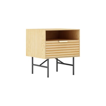 Sängbord Bassel 45x40x50 cm 3D melamine - ljus trädekor - Möbler - Bord & matgrupper - Avlastningsbord - Sängbord & nattduksbord