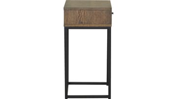 Sängbord Eiknor 60 cm - Brunlackad ek - Möbler - Bord & matgrupper - Avlastningsbord - Sängbord & nattduksbord