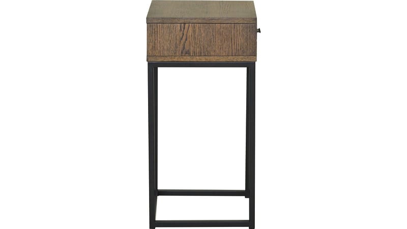 Sängbord Eiknor 60 cm - Brunlackad ek - Möbler - Bord & matgrupper - Avlastningsbord - Sängbord & nattduksbord