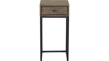 Sängbord Eiknor 60 cm - Brunlackad ek - Möbler - Bord & matgrupper - Avlastningsbord - Sängbord & nattduksbord