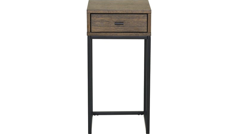 Sängbord Eiknor 60 cm - Brunlackad ek - Möbler - Bord & matgrupper - Avlastningsbord - Sängbord & nattduksbord