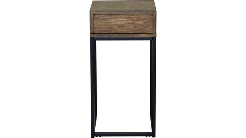Sängbord Eiknor 60 cm - Brunlackad ek - Möbler - Bord & matgrupper - Avlastningsbord - Sängbord & nattduksbord