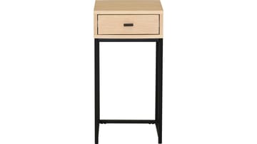 Sängbord Eiknor 60 cm - Vitpigmenterad ek - Möbler - Bord & matgrupper - Avlastningsbord - Sängbord & nattduksbord