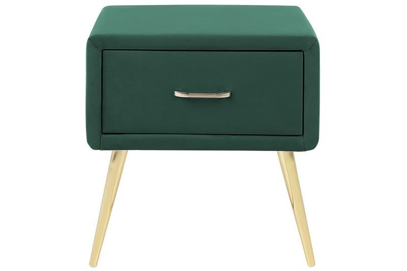 Sängbord Flayat Grön, guld - Grön, guld - Möbler - Bord & matgrupper - Avlastningsbord - Sängbord & nattduksbord
