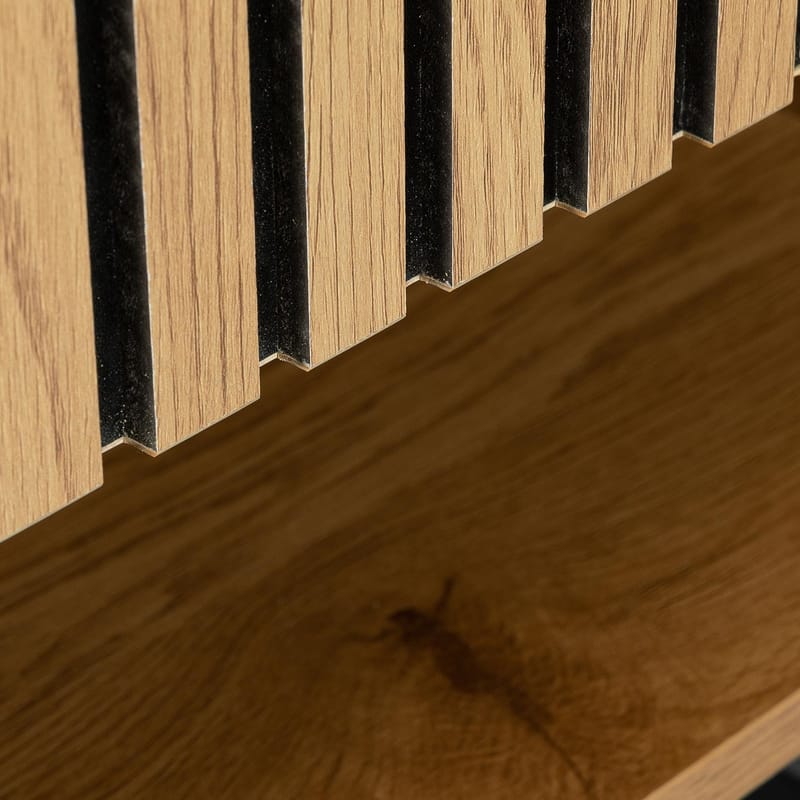 Sängbord Hampton 50x40x55 cm melamin - ekbark - Möbler - Bord & matgrupper - Avlastningsbord - Sängbord & nattduksbord