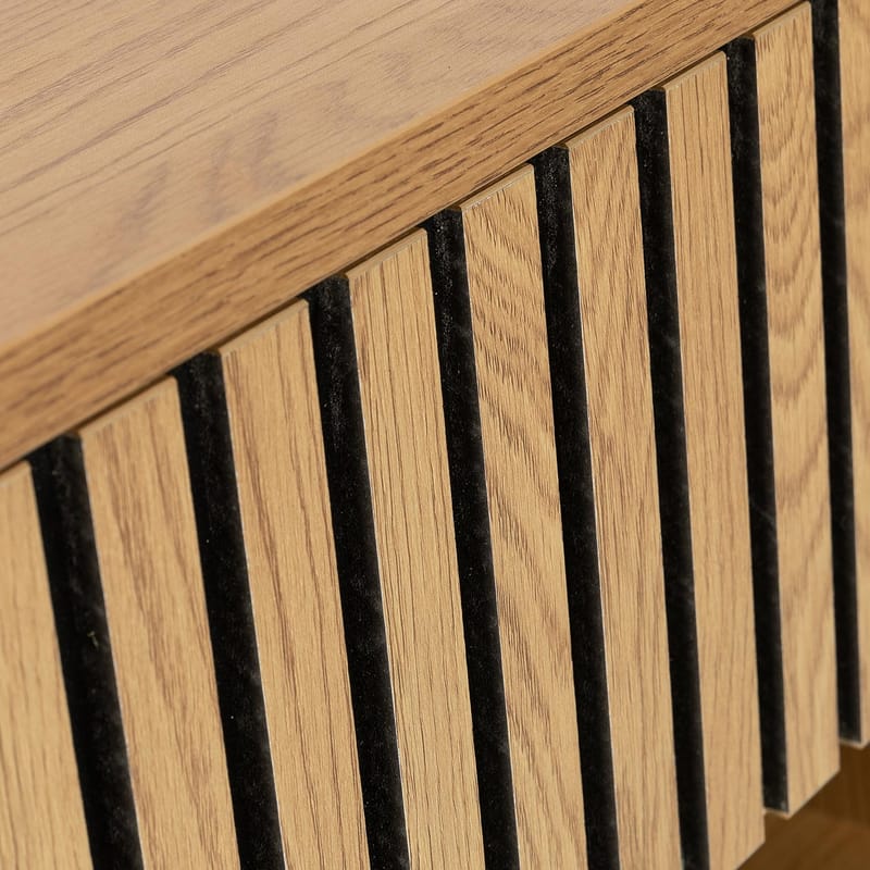 Sängbord Hampton 50x40x55 cm melamin - ekbark - Möbler - Bord & matgrupper - Avlastningsbord - Sängbord & nattduksbord