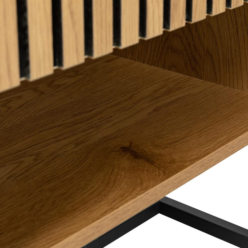 Sängbord Hampton 50x40x55 cm melamin - ekbark - Möbler - Bord & matgrupper - Avlastningsbord - Sängbord & nattduksbord