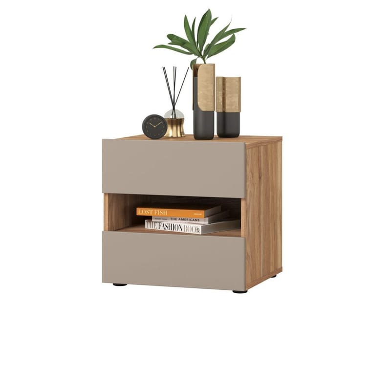 Sängbord Impressio med 2 Lådor - Möbler - Bord & matgrupper - Avlastningsbord - Sängbord & nattduksbord