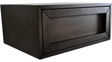 Sängbord Korsen för Vägg - Brunlackad ek - Möbler - Bord & matgrupper - Avlastningsbord - Sängbord & nattduksbord