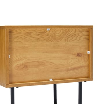Sängbord Line 50x40x50 cm, melamin med ekbark Utan lådor - brun - Möbler - Bord & matgrupper - Avlastningsbord - Sängbord & nattduksbord