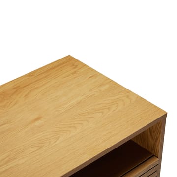 Sängbord Line 50x40x50 cm, melamin med ekbark Utan lådor - brun - Möbler - Bord & matgrupper - Avlastningsbord - Sängbord & nattduksbord