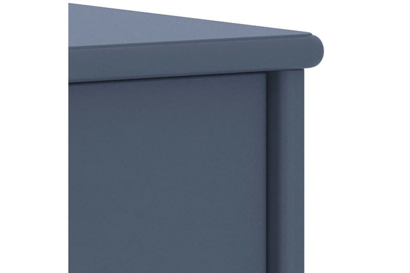 Sängbord ljusgrå 35x30x40 cm massiv furu - Grå - Sängbord & nattduksbord