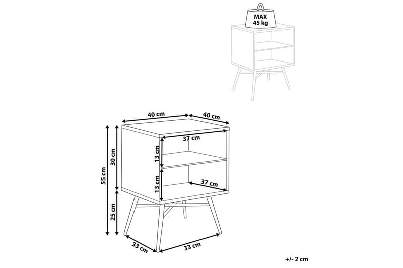 Sängbord Lubock - Möbler - Bord & matgrupper - Avlastningsbord - Sängbord & nattduksbord