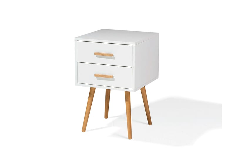 Alabama Sängbord 40 cm - Vit - Möbler - Bord & matgrupper - Avlastningsbord - Sängbord & nattduksbord