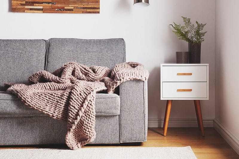 Alabama Sängbord 40 cm - Vit - Möbler - Bord & matgrupper - Avlastningsbord - Sängbord & nattduksbord