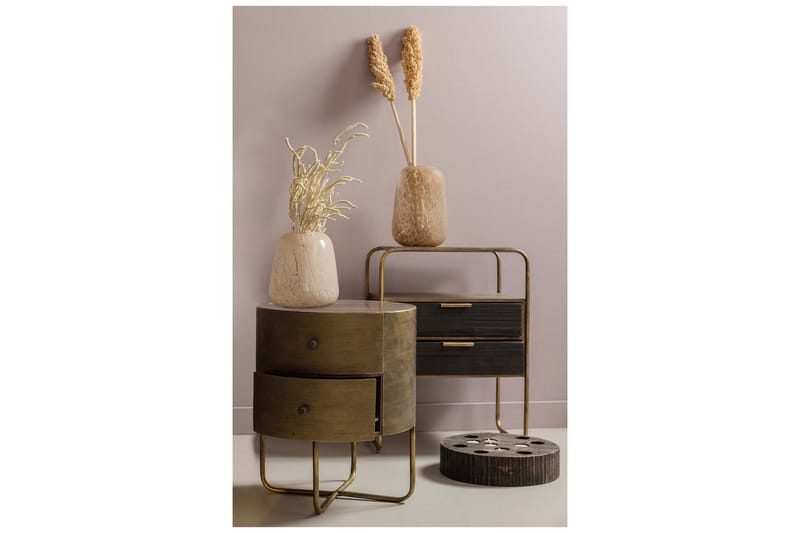 Astranna Sängbord 39 cm - Antik Mässing - Möbler - Bord & matgrupper - Avlastningsbord - Sängbord & nattduksbord