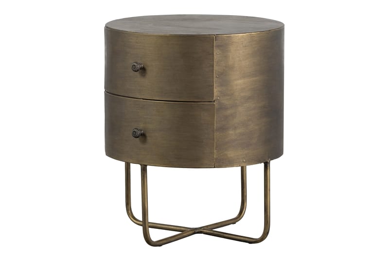 Astranna Sängbord 39 cm - Antik Mässing - Möbler - Bord & matgrupper - Avlastningsbord - Sängbord & nattduksbord