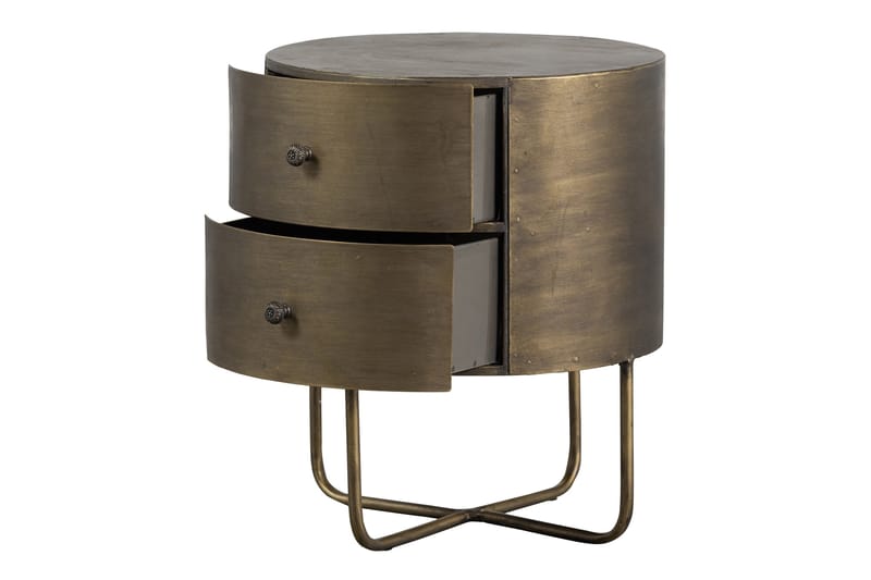 Astranna Sängbord 39 cm - Antik Mässing - Möbler - Bord & matgrupper - Avlastningsbord - Sängbord & nattduksbord