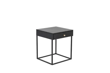 Bakal Sängbord 43 cm med Förvaring Låda - Svart - Möbler - Bord & matgrupper - Avlastningsbord - Sängbord & nattduksbord