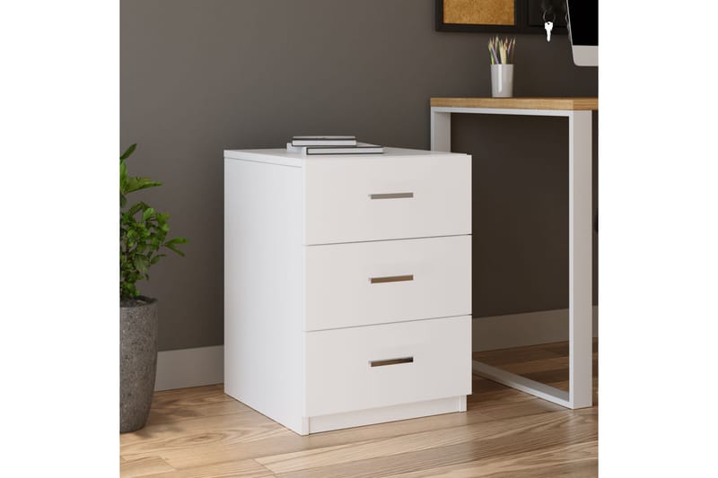 Barrock Sängbord 45 cm - Vit - Möbler - Bord & matgrupper - Avlastningsbord - Sängbord & nattduksbord