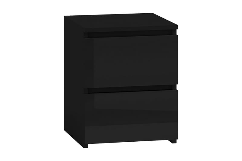 Basildon Sängbord 30 cm med Förvaring 2 Lådor - Svart - Möbler - Bord & matgrupper - Avlastningsbord - Sängbord & nattduksbord