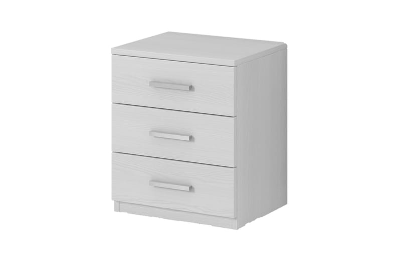 Bovera Sängbord 41x46 cm - Askgrå|Vit - Möbler - Bord & matgrupper - Avlastningsbord - Sängbord & nattduksbord