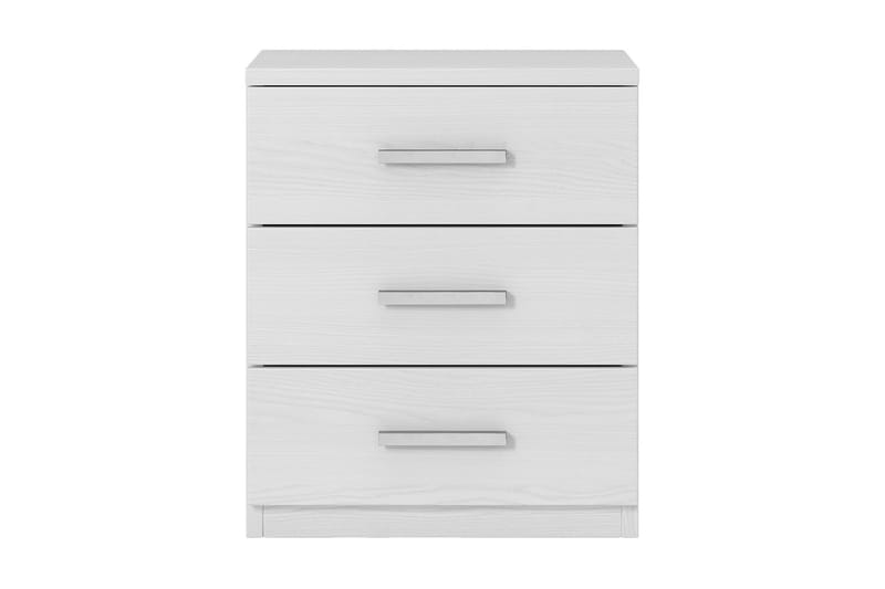 Bovera Sängbord 41x46 cm, Askgrå|Vit