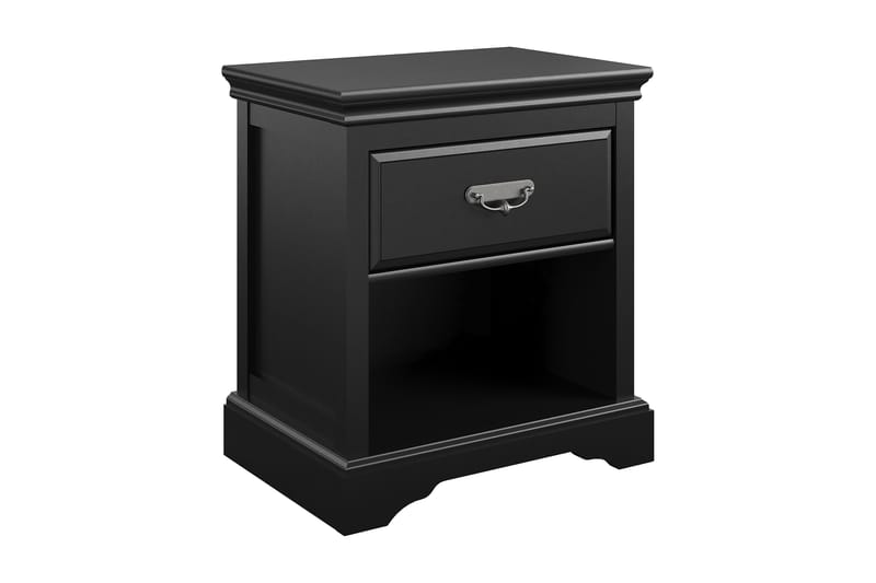 Bristol Sängbord 60x42 cm Svart - Dorel Home - Möbler - Bord & matgrupper - Avlastningsbord - Sängbord & nattduksbord