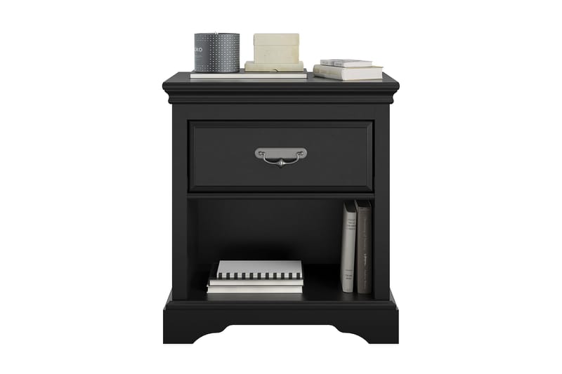 Bristol Sängbord 60x42 cm Svart - Dorel Home - Möbler - Bord & matgrupper - Avlastningsbord - Sängbord & nattduksbord