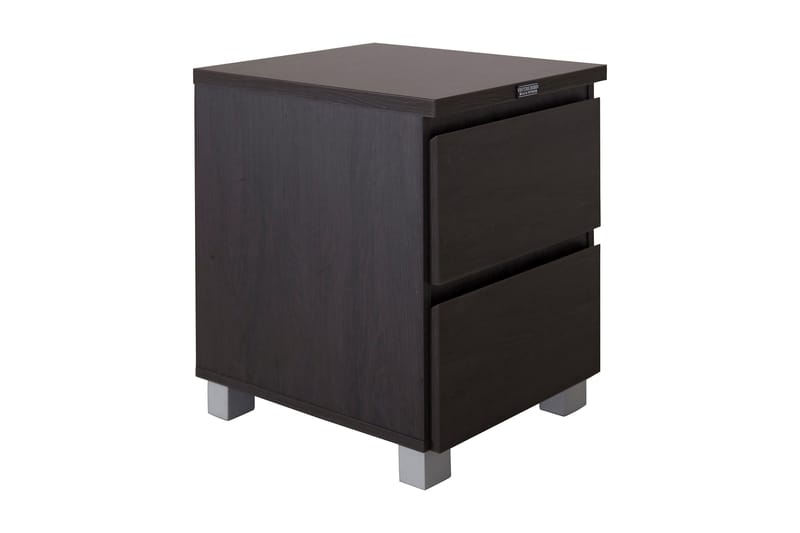 Celine Sängbord 40 cm med Förvaring 2 Lådor - Svart - Möbler - Bord & matgrupper - Avlastningsbord - Sängbord & nattduksbord