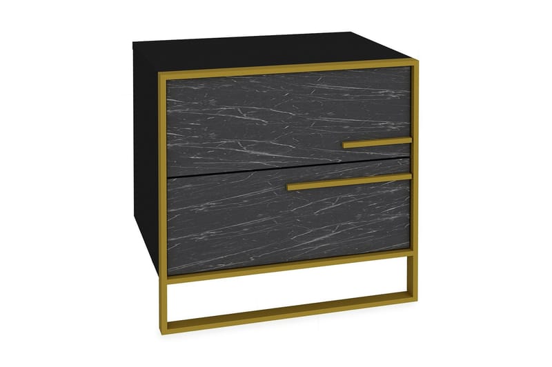 Cofield Nattduksbord 50 cm - Guld|Svart - Möbler - Bord & matgrupper - Avlastningsbord - Sängbord & nattduksbord