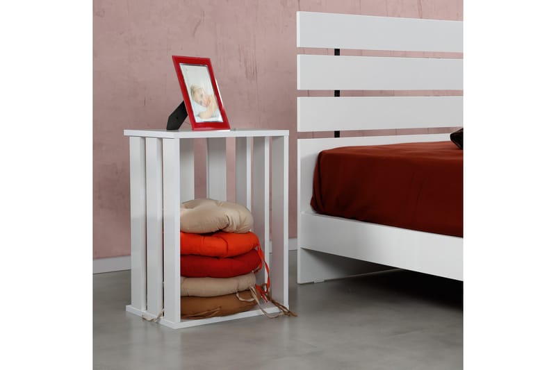Comfortale Sängbord 60 cm - Vit - Möbler - Bord & matgrupper - Avlastningsbord - Sängbord & nattduksbord