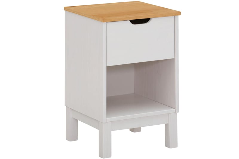 Crotone Sängbord 38 cm - Vit - Möbler - Bord & matgrupper - Avlastningsbord - Sängbord & nattduksbord