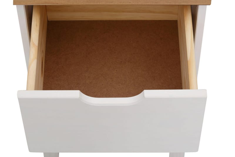 Crotone Sängbord 38 cm - Vit - Möbler - Bord & matgrupper - Avlastningsbord - Sängbord & nattduksbord