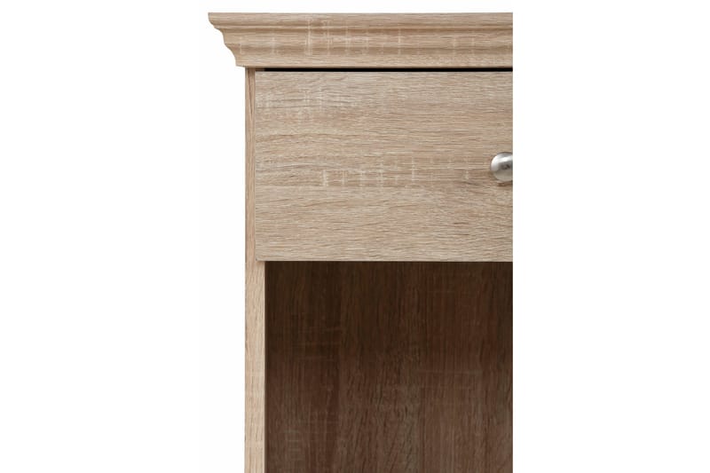 Dareia Sängbord 45 cm med Förvaring Låda + Hylla - Brun - Möbler - Bord & matgrupper - Avlastningsbord - Sängbord & nattduksbord