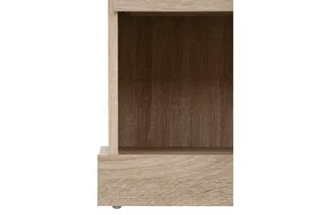 Dareia Sängbord 45 cm med Förvaring Låda + Hylla - Brun - Möbler - Bord & matgrupper - Avlastningsbord - Sängbord & nattduksbord