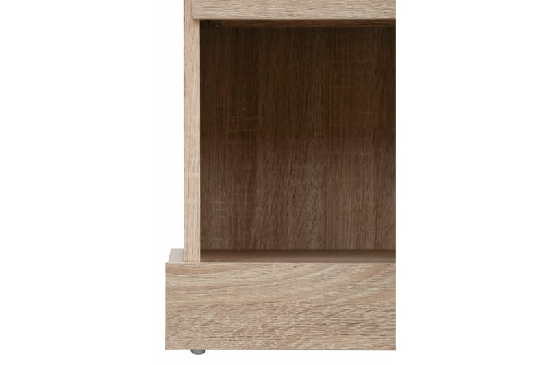 Dareia Sängbord 45 cm med Förvaring Låda + Hylla - Brun - Möbler - Bord & matgrupper - Avlastningsbord - Sängbord & nattduksbord