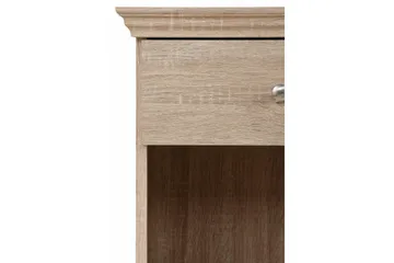 Dareia Sängbord 45 cm med Förvaring Låda + Hylla - Brun - Möbler - Bord & matgrupper - Avlastningsbord - Sängbord & nattduksbord
