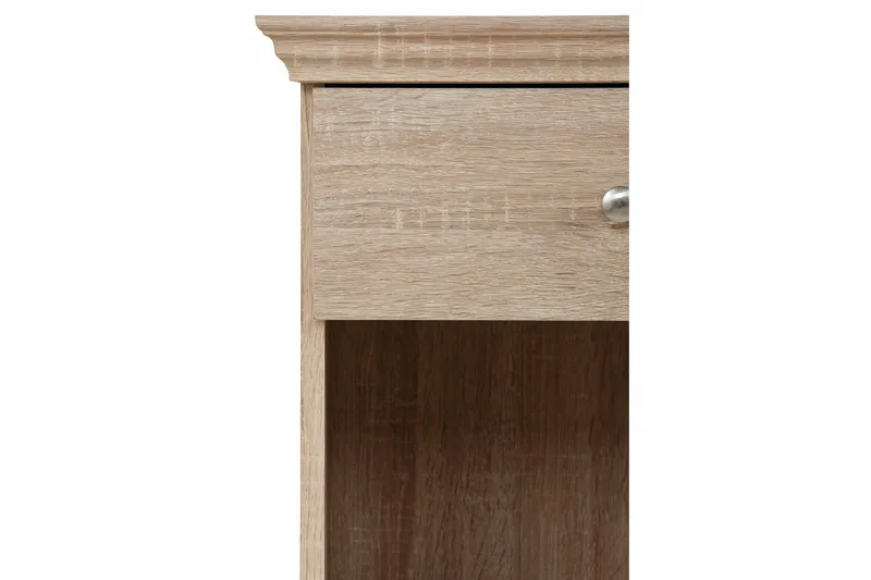 Dareia Sängbord 45 cm med Förvaring Låda + Hylla - Brun - Möbler - Bord & matgrupper - Avlastningsbord - Sängbord & nattduksbord
