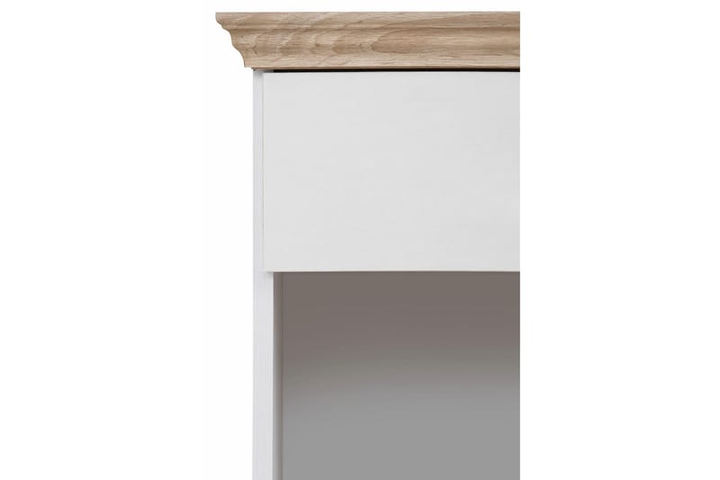 Dareia Sängbord 45 cm - Vit/Brun - Möbler - Bord & matgrupper - Avlastningsbord - Sängbord & nattduksbord