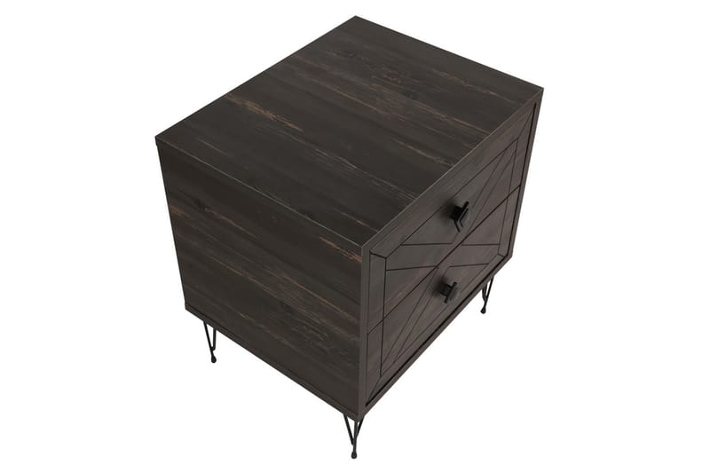 Dasina Sängbord 50 cm - Mörkbrun - Möbler - Bord & matgrupper - Avlastningsbord - Sängbord & nattduksbord