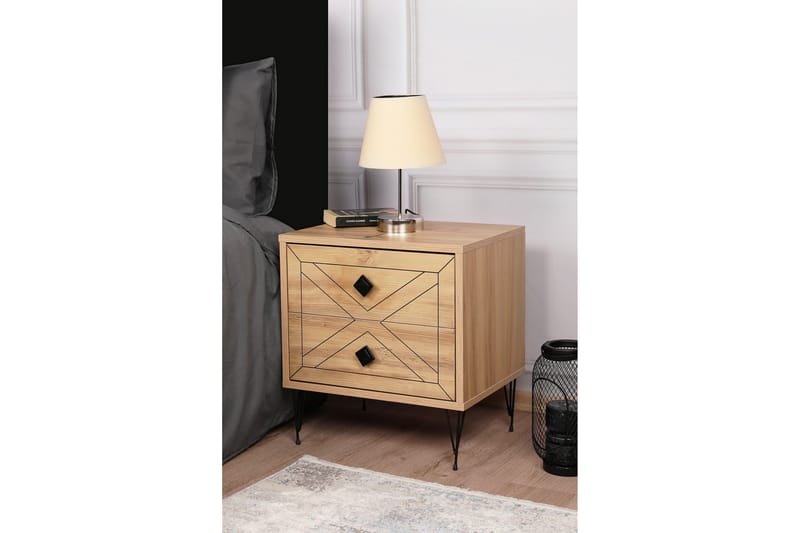 Dasina Sängbord 50 cm - Natur - Möbler - Bord & matgrupper - Avlastningsbord - Sängbord & nattduksbord