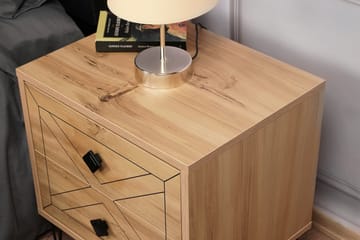 Dasina Sängbord 50 cm - Natur - Möbler - Bord & matgrupper - Avlastningsbord - Sängbord & nattduksbord