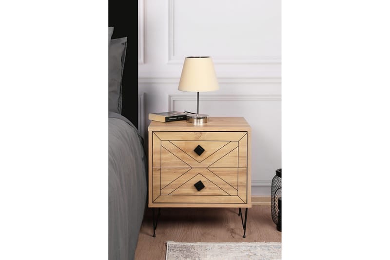 Dasina Sängbord 50 cm - Natur - Möbler - Bord & matgrupper - Avlastningsbord - Sängbord & nattduksbord