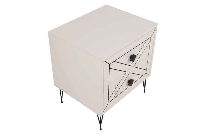 Dasina Sängbord 50 cm - Vit - Möbler - Bord & matgrupper - Avlastningsbord - Sängbord & nattduksbord