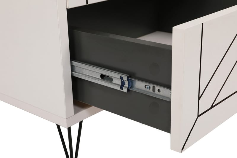Dasina Sängbord 50 cm - Vit - Möbler - Bord & matgrupper - Avlastningsbord - Sängbord & nattduksbord