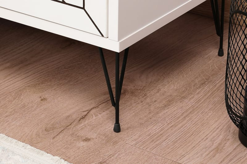 Dasina Sängbord 50 cm - Vit - Möbler - Bord & matgrupper - Avlastningsbord - Sängbord & nattduksbord