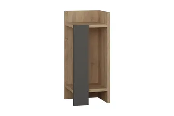Decorta Sängbord 27 cm - Ekfärg/Mörkgrå - Möbler - Bord & matgrupper - Avlastningsbord - Sängbord & nattduksbord