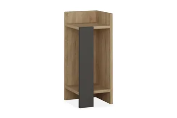 Decorta Sängbord 27 cm med Förvaring Hyllor + Luckor Höger